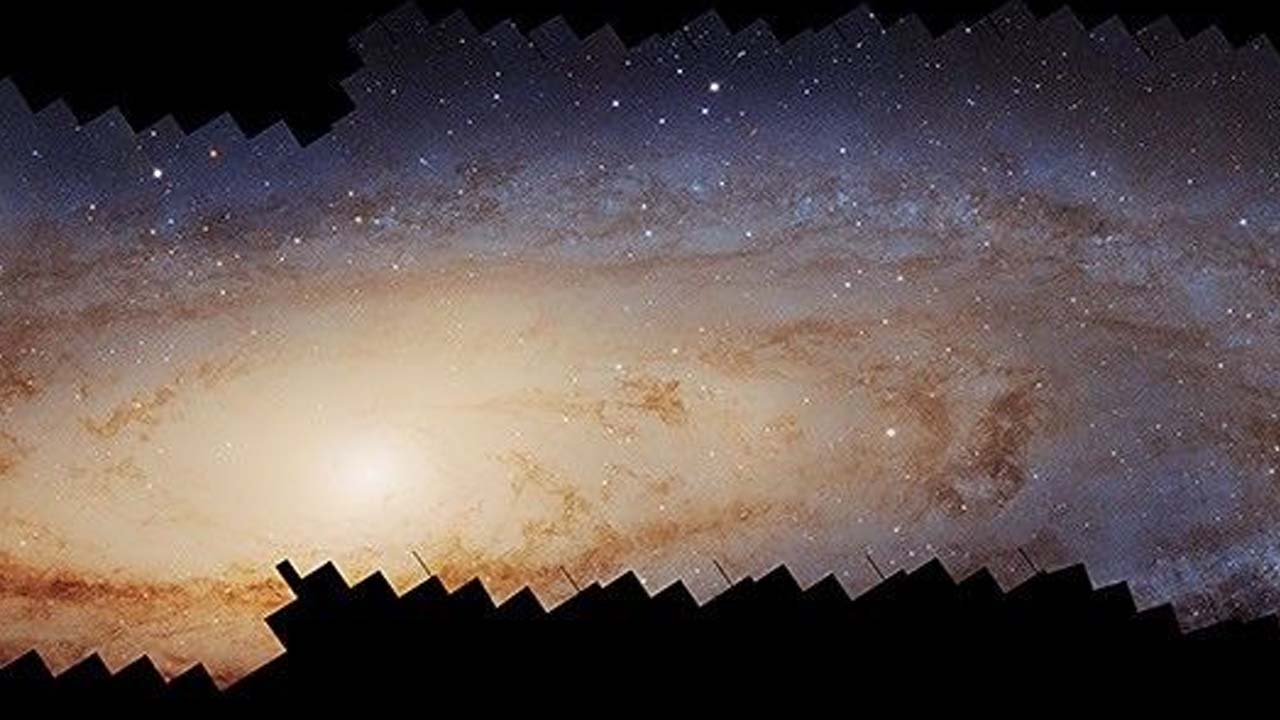 仙女座星系全景-NASA/ESA Hubble-百亿像素