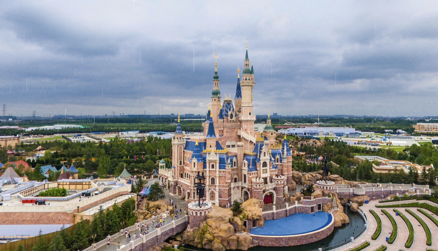 上海迪斯尼航拍-百亿像素